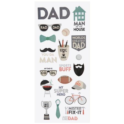 Dad Foil Stickers