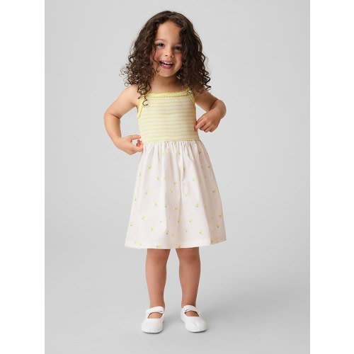 Baby & Toddler Mixed Media Apron Dress