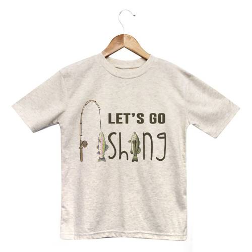 Let's Go Fishing Toddler Shirt | Summer Fishing Top | Outdoor Summer Clothing | Toddler Boy Fishing | Nature Toddler | Fishing Gift