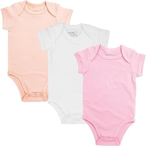 123 Bear Baby Cotton Spandex short-sleeve bodysuits unisex boy girl