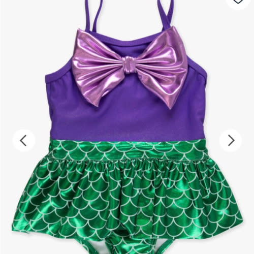 Big Bow Skirted One Piece Swimsuit