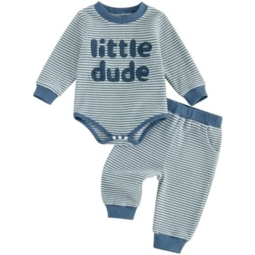 Baby Boy Fall Clothes Mamas Boy Long Sleeve Romper and Pants Set