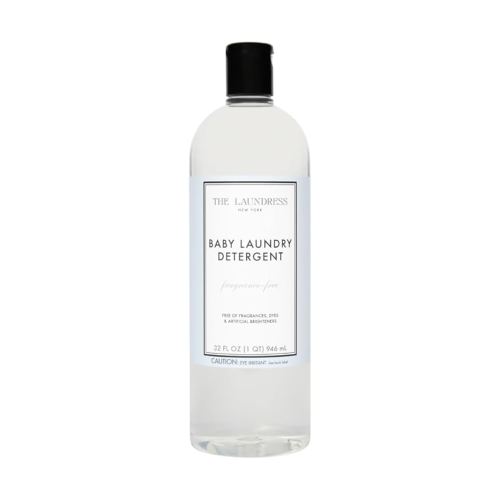 The Laundress Fragrance Free Baby Laundry Detergent Liquid, Concentrated, 62 loads, 32oz, Free & Clear, Free of Fragrances, Dyes, and Artificial Brighteners, Pediatrician tested, Tough on Baby Stains