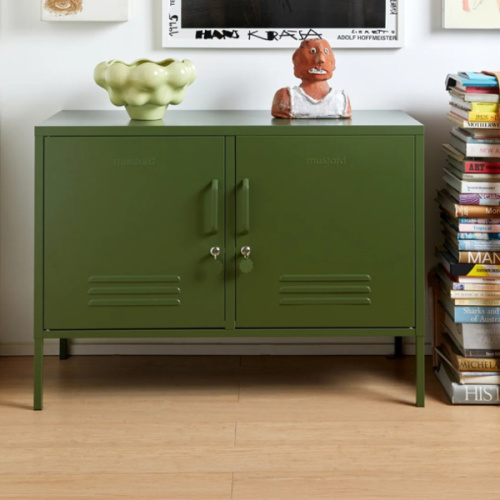 The Lowdown in Olive • Green Dresser