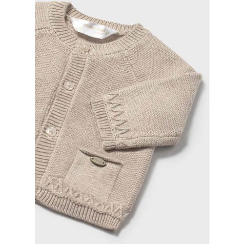 Cardigan cuello redondo tricot 2337