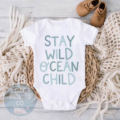 Ocean Child Onesie® Beach Baby Onesie® Baby Beach Outfit Ocean Baby Outfit Baby Beach Trip Baby Beach Vacation Ocean Baby Shower Gift