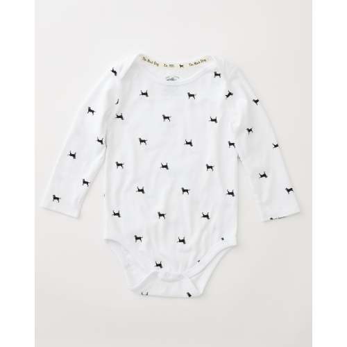 Lil Kids Mini Dog Longsleeve Onesie – The Black Dog