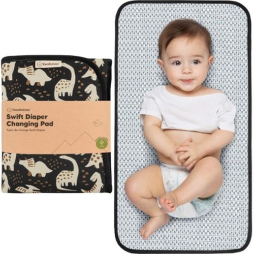 KeaBabies Swift Portable Diaper Changing Pad, Portable Waterproof Diaper Changing Pad for Baby, Travel Changing Pad for Diaper Bag