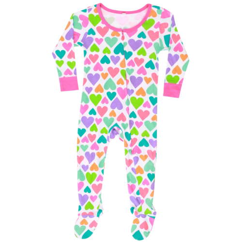 Just Love Toddler Mommy and Me Pajamas Set (Bright Hearts, Girls 5-6)