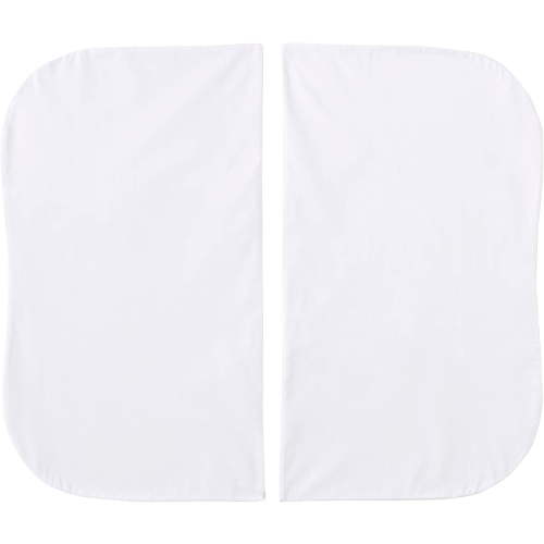 HALO Twin BassiNest Sheets, White, 2 per pack