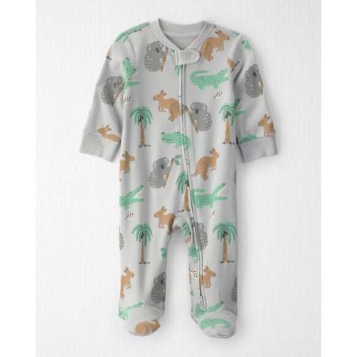 Baby Organic Cotton Sleep & Play Pajama in Aussie Friends - Little Planet | Carter's