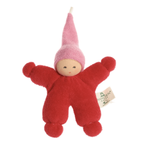 Nanchen Rattle Doll Red