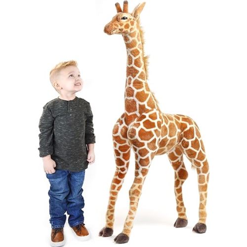 Jani The Savannah Giraffe - 52 Inch Giant Stuffed Animal Jumbo Plush