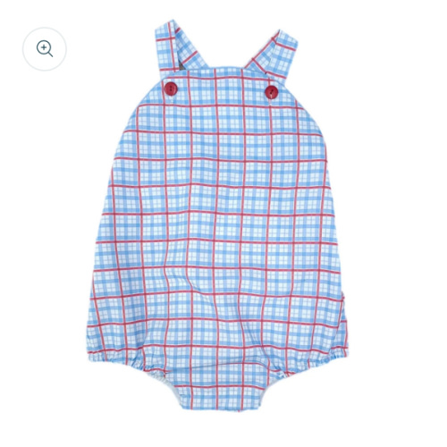 Louie Bubble - Patriotic Plaid – Seaux Kids Boutique