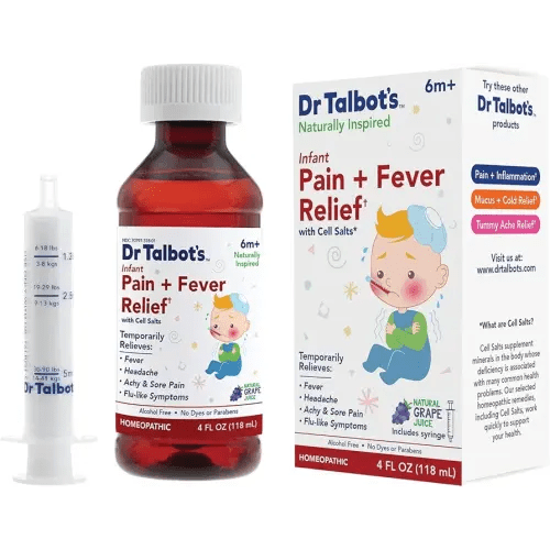 Dr. Talbot's Infant Pain/Fever Relief- No Alcohol, Dyes, or Parabens