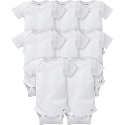 Gerber Baby Boys & Girls 8-Pack Short Sleeve Onesies Bodysuits