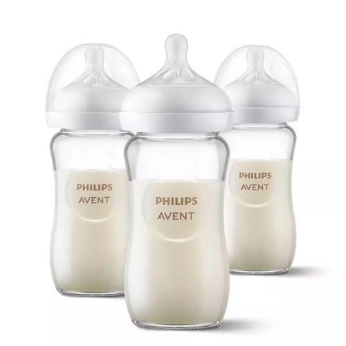 Natural Glass Bottle (8 oz) 3 Pk