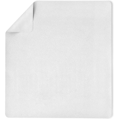 Lalo Splat Mat - Double-Sided Vegan Leather Wipeable Baby Splat Mat - Modern Design, Perfect for Mealtime & Playtime, Easy to Clean High Chair Mat for Floor, 47 x 47 Inches - Wickerwork Sage