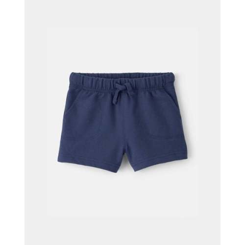 Baby Boy French Terry Shorts - Blue | Carter's