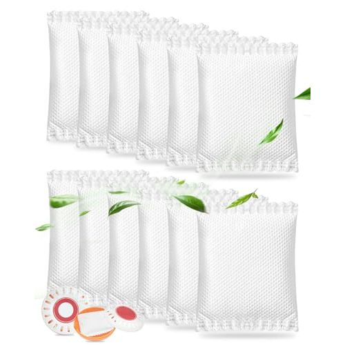 2" 12PCS Diaper Pail Deodorizer Odor Absorber Compatible with Munchkin Arm and Hammer Nursery Fresheners, Lavender Scented Refill Bags for Diaper Bags/Pails, Changing Tables, Hampers -for 2" Cartridge