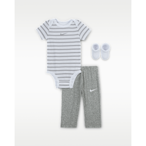 Nike Baby Bodysuit, Pants, and Terry Socks 3-Piece Set. Nike.com