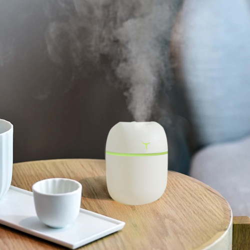 Feledorashia 220ml Mini Humidifier, Cool Mist Humidifier for Bedroom Office, Quiet Humidifiers for Babies Nursery & Whole House, 2 Modes, Home Person Care Essential