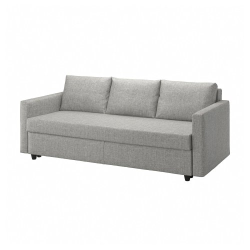 FRIHETEN Sleeper sofa - Faringe light gray