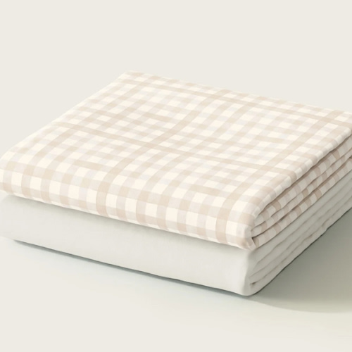 Gingham Crib Sheet Set | Nestig