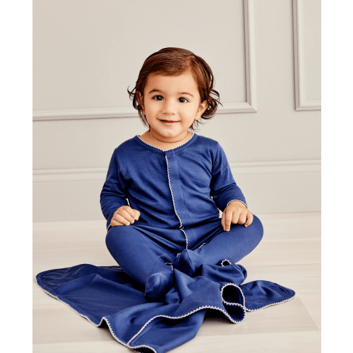 Navy Kissy Basics Footie NEW