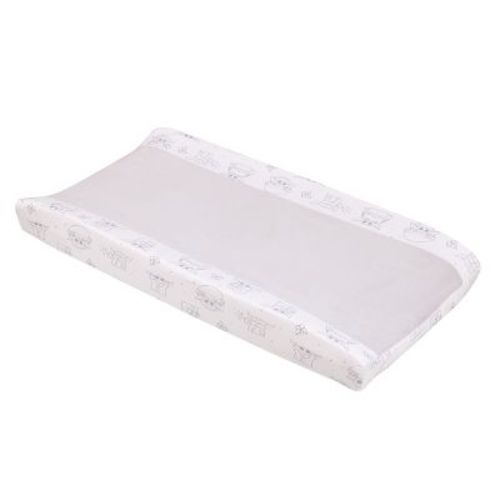 NoJo Star Wars Grogu Cutest in the Galaxy Cream and White Super Soft Contoured Changing Pad Cover