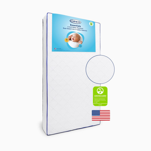 Graco Essentials 6-Inch Water-Resistant Dual-Sided Crib & Toddler Mattress
