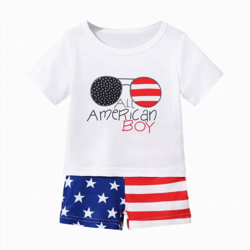 UAYOTSE Kids Cotton Pajamas Set 6 9 12 18 24 Months PJS short Sleeve Sleepwear Loungewear,Sizes 6-9 Months