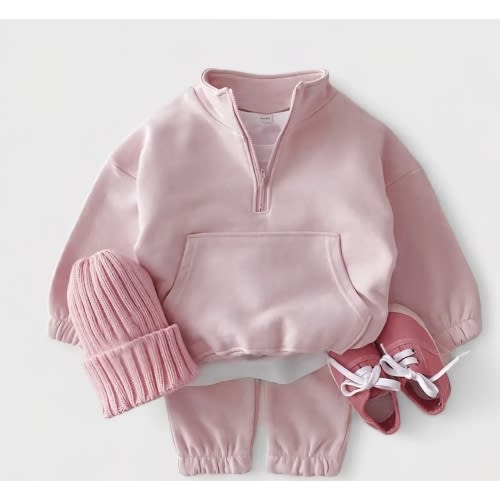 2 Pc Baby Toddler Terry Cotton Sweat Suit