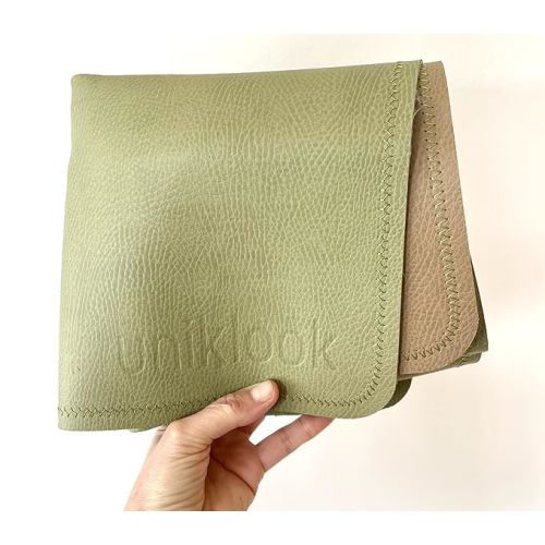 Uniklook Leather Portable Changing Pad for Baby- Vegan Leather Drop Cloth - Travel Baby Changing Mat - Baby Changing mat - Multipurpose Portable Diaper Change mat Waterproof Large 16"x30"