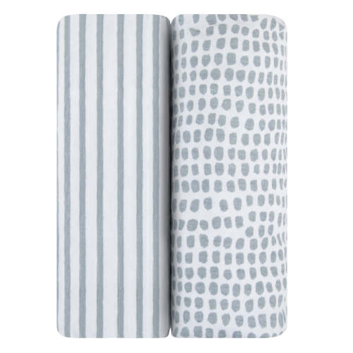 Blue Waterproof Crib Sheet Set – Ely's & Co.