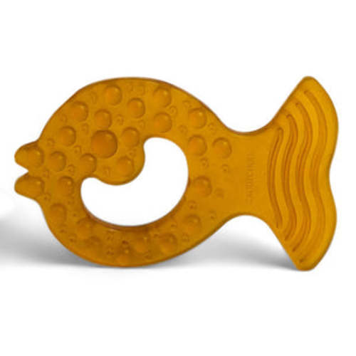 Single Natural Rubber Teether | Teether in Reusable Case – naturalrubbersoother