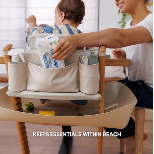 The Chaos-Control High Chair Caddy – Catchy (BIRCH COLOR)