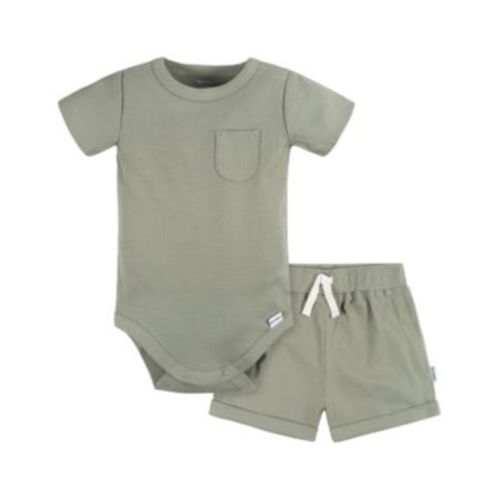 Baby Boys Bodysuit and Shorts Set, 2 Piece