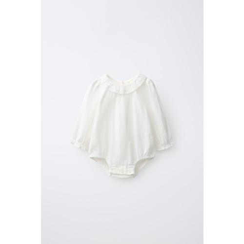 LADDER STITCH BODYSUIT - Ecru | ZARA United States