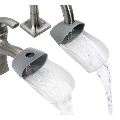 2-in-1 Faucet Extenders for Toddlers - 2 Pack - Sink Extension for Bathroom or Kitchen - Helps Water Reach Kids for Handwashing