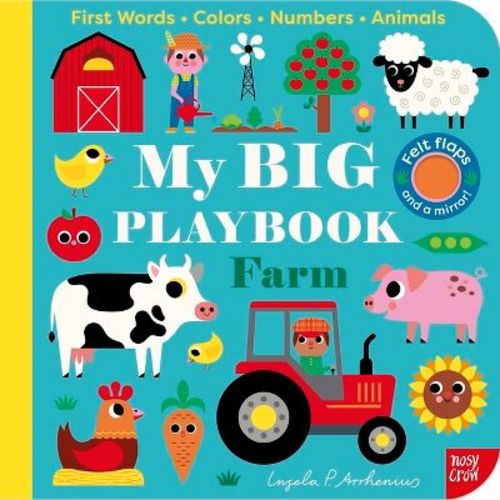 My Big Playbook: Farm - by Nosy Crow Ltd (Board Book)