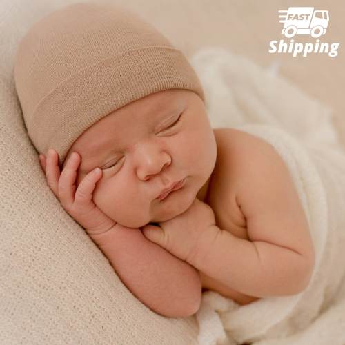 Newborn Hospital Hat: Double Layer, Soft Fabric, Handmade in USA
