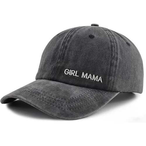 Boy Mama Hat for Women, Funny Adjustable Cotton Embroidered Mom Gifts Baseball Cap