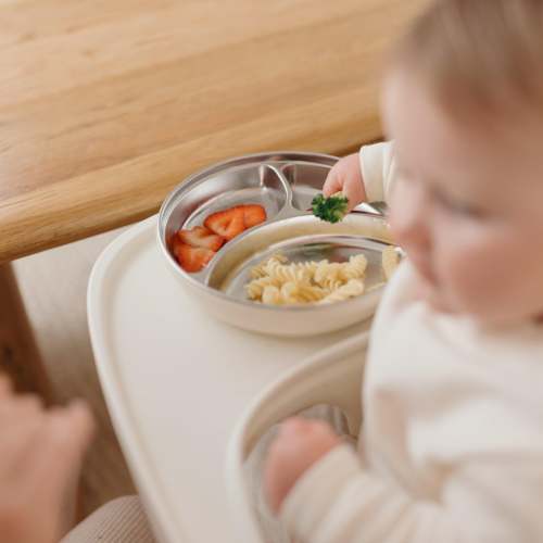 The Everyday Stainless Steel Suction Plate – junesday