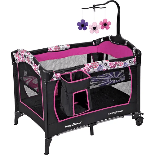 Baby Trend Nursery Center® Playard, Floral Garden