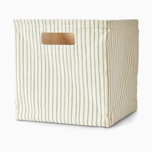 Pehr Stripes Away Printed Cube - Sea