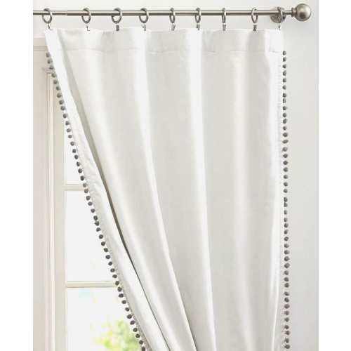 Pom Pom Curtains, Pinch Pleated Pom Curtains, Blackout Pom Curtains