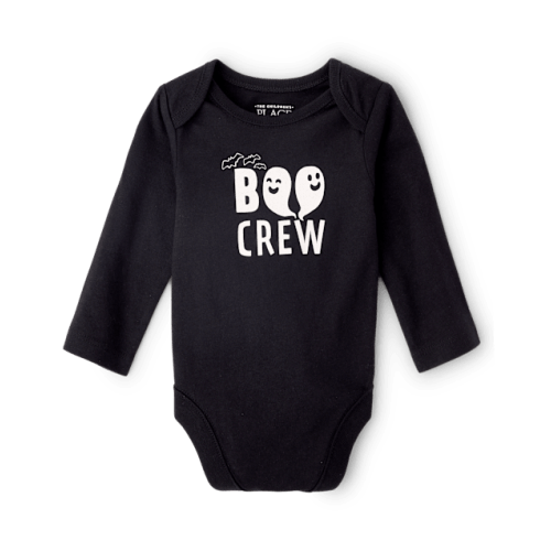 Baby First Halloween Graphic Bodysuit - Black