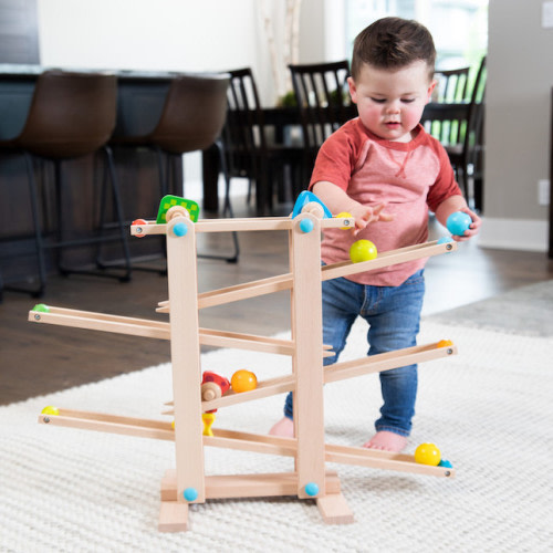 Roll 'n Go Wooden Marble Run