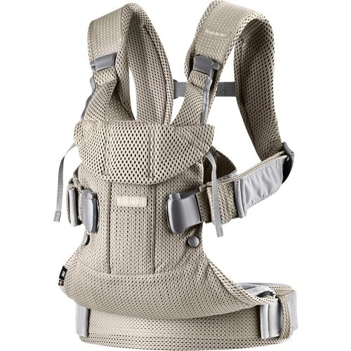 BABYBJÖRN New Baby Carrier One Air 2019 Edition, Mesh, Greige